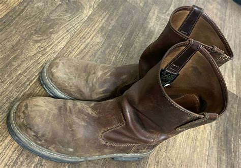 how to repair scuffed boots|fixing scuffs on leather boots.